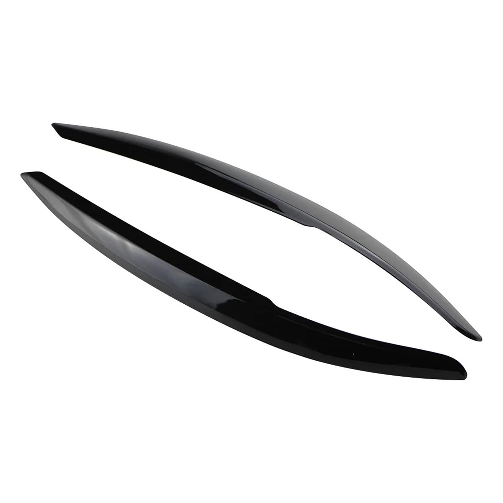 Cubierta para ceja, Juego de 2 Piezas, embellecedor para Faro Delantero de Volkswagen VW Polo Mk5 6R 6C 2011-2015