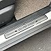 Stainless Door Sill Protector Kick Plate Entry Guard Kit for Mitsubishi Eclipse Cross PHEV 2026 Accessory (Thin Chrome Eclipse Cross)