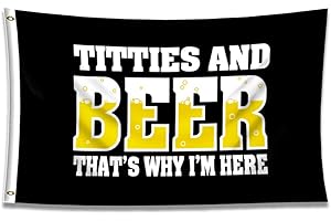 Arbinger Titties and Beer Flag: The Perfect Banner for Your Garage