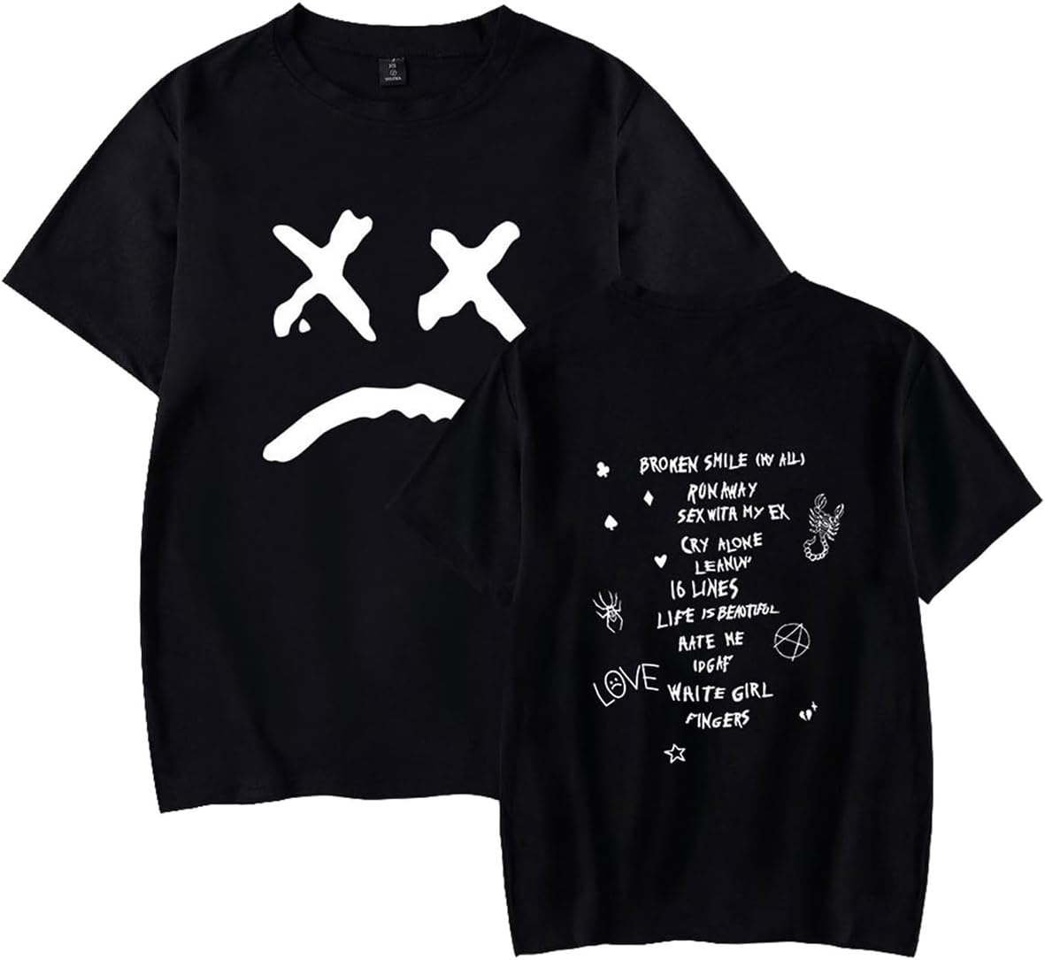 Lil Peep Love Impreso Hip Hop Rapero Camiseta Paraguay Ubuy