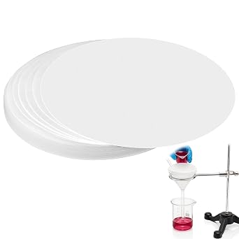 200 Pcs 15 cm Lab Filter Paper Qualitative Filter Paper 10 L Pore Size Medium Filtration Speed for Chemistry