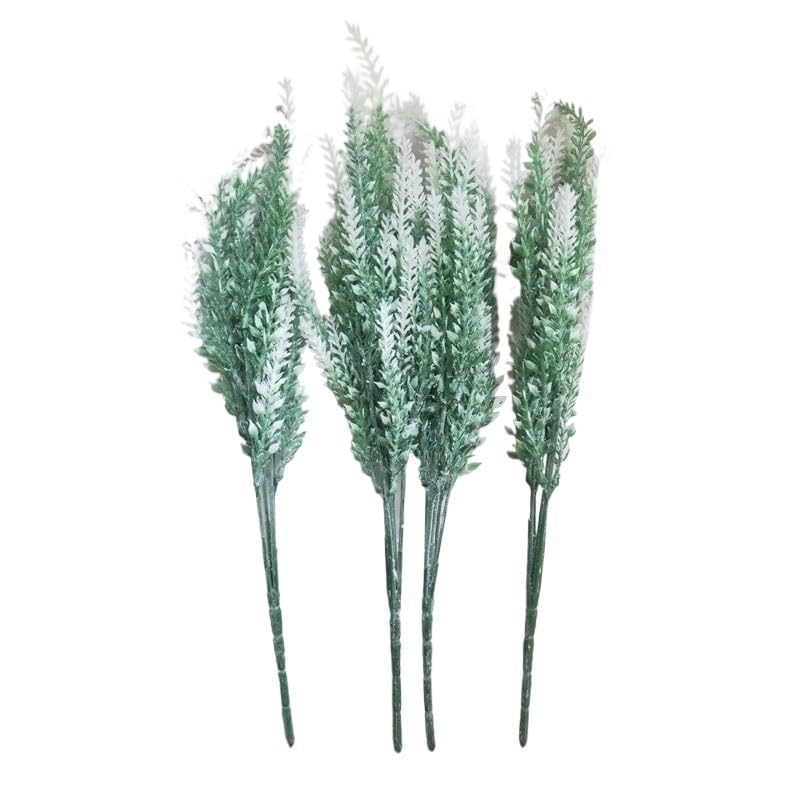 Pampas Grass Artificial Flores Decorativas Primavera Lavanda miniatura 1