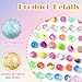 Seamart 24 Stück Flummies für Kinder 25 mm Flummis Springball Bunte Hüpfbälle und Kindergeburtstag Gummibälle Gastgeschenke