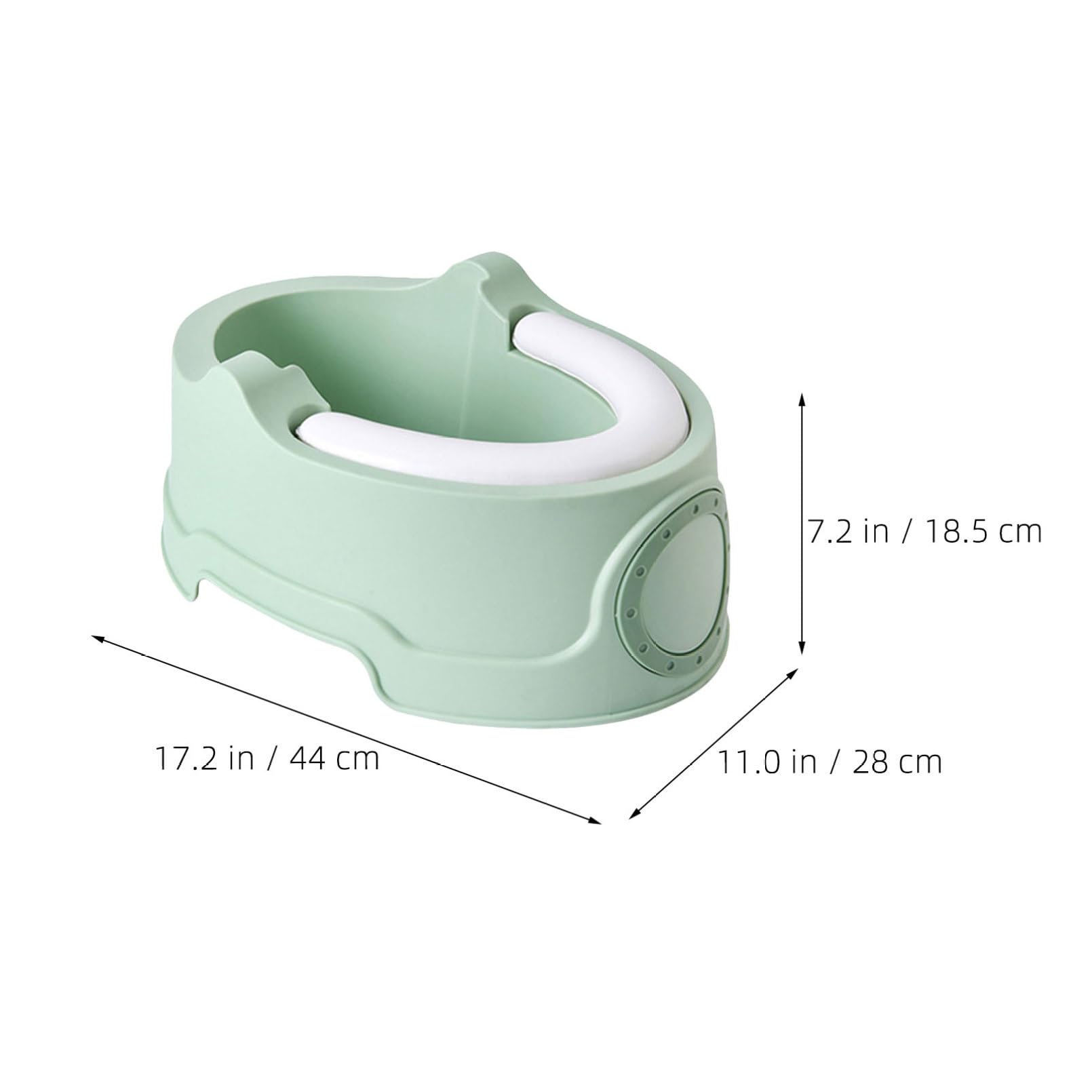 1pieza Bañera De Lavado Para Bebés Cuenco De Lavado De Antideslizante Para Recién Nacidos Diseño y Material Ecológico Para Infantil Verde