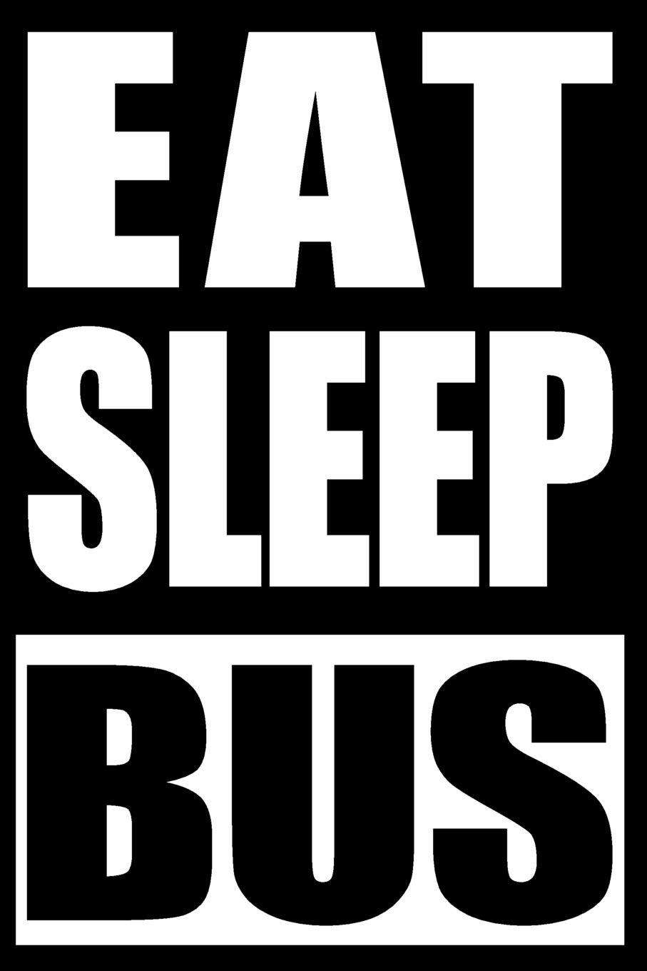 Eat Sleep Bus | Gift Notebook for a Bus Spotter, Blank Lined Journal: College Ruled