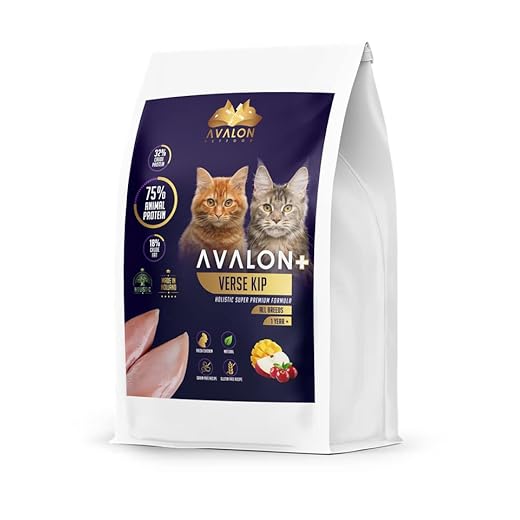 Graanvrij kattenvoer: katvriendelijke ingrediënten 14 Avalon Petfood Verse Kip Super Premium - Kattenvoer - 5Kg - Graanvrij en Natuurlijk - Verse Kip,Bruin