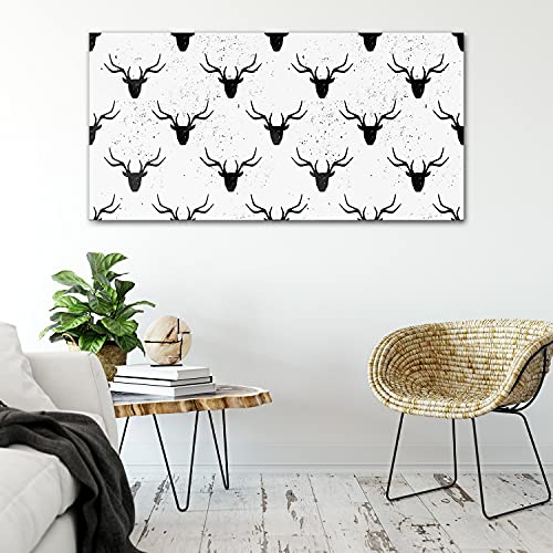 Image acrylique cerf 100x50cm déco murale salon chambre moderne