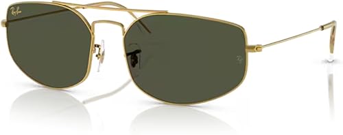 Ray-Ban Explorer 5 RB3845 - Lentes de sol rectangulares para hombre para mujer + paquete con kit de gafas de diseño iWear de cortesía