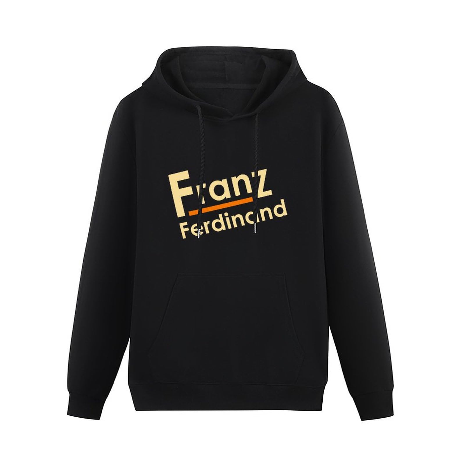 Algem Unisex Black Franz Ferdinand Mens Graphic Long Sleeve Hoody With Pocket Sweatershirt, Hoodie Size M