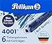 Produktbild Pelikan 301184 Tintenpatronen 4001 TP/6, 6-er Pack, blau/schwarz
