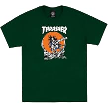 Thrasher Skateboard Magazine Short Sleeve T-Shirt Boyfriend Skate Shirt