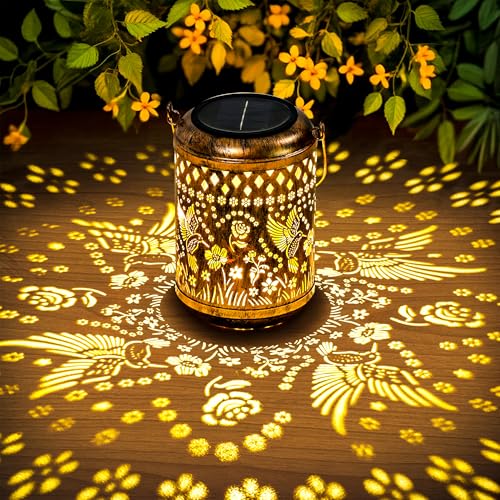 Lanternes solaires cadeau pour femme et maman pour décorer le jardin