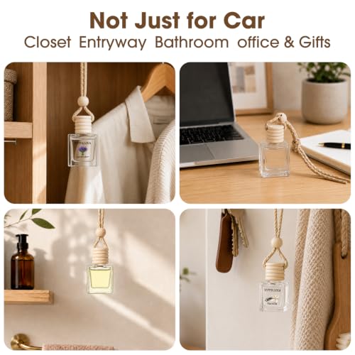 Image of 2-Pack Car Air Fresheners, Car Deodorizer, Blackberry Scented Air Freshener Long Lasting Hanging Car Air Freshener for Men and Women, Car Scent Diffuser by VUTOLLOSA