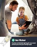 Tailcas G9 LED Bulbs Dimmable, 5W 6000K Cool White G9 Bulbs 450LM 10 Pack, Equivalent to 40W Halogen Bulb, No Flicker AC 220-240V, Energy Saving Light Bulb for Chandelier, Crystal Lamp - Image 4