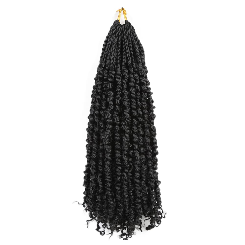 Buy Passion Twist Crochet Hair with Curly Ends 16 Inch 6 Packs 3X