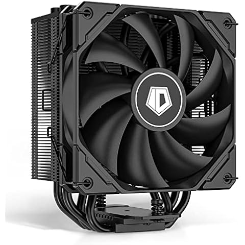 ID-COOLING SE-224-XTS Black CPU Cooler 4 Heatpipes CPU Air Cooler 120mm PWM Fan CPU Fan for Intel LGA1700/115X/1200; AMD AM4/AM5 Cover