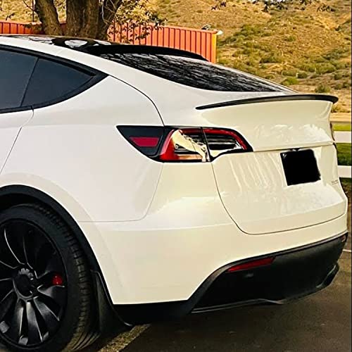 BONRYAN Geeignet für Tesla Model Y Spoiler Original Heckspoiler Flügel Lippe Matt Schwarz für 2020 2021 2022 2023 Tesla Model Y Zubehör
