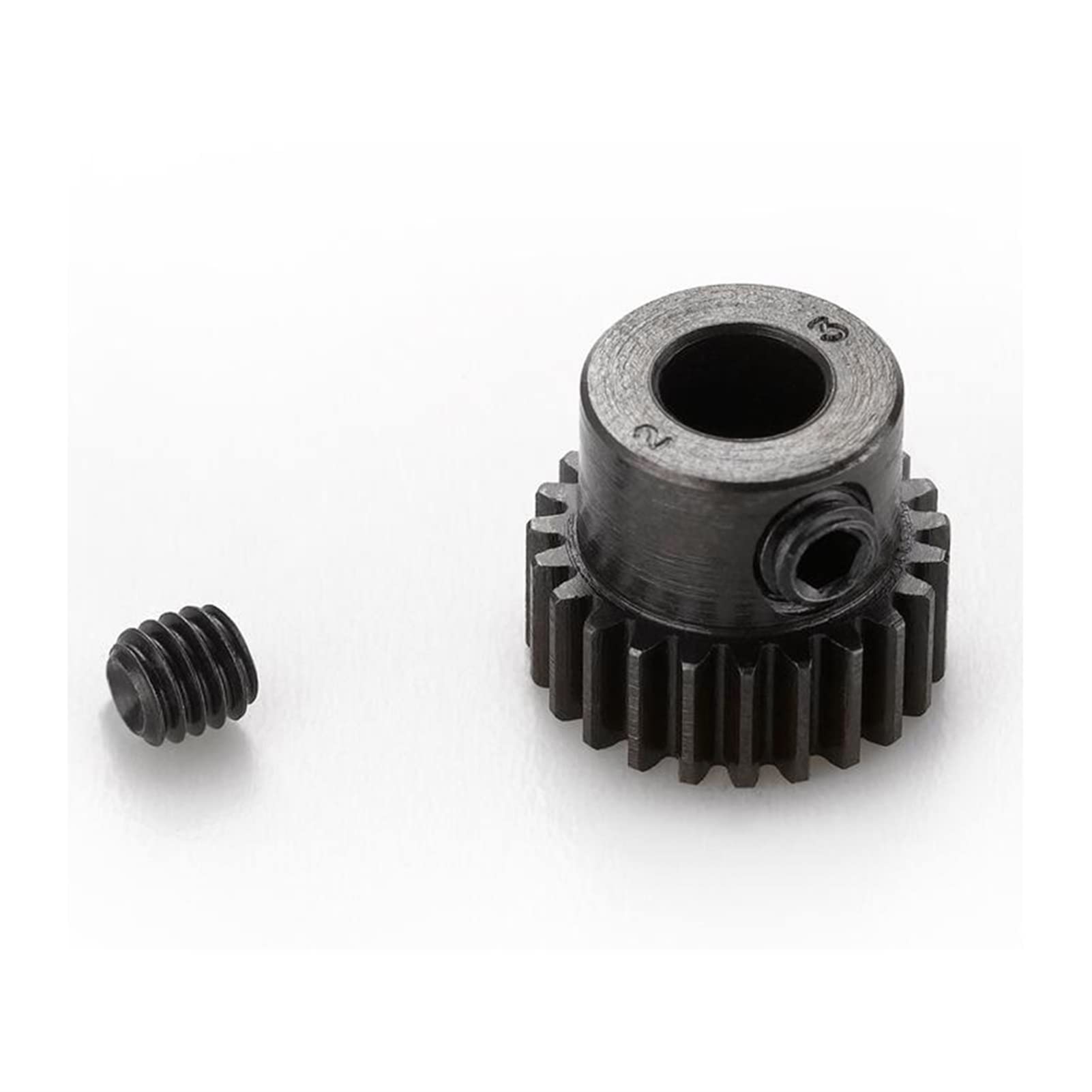 Zahnräder, Ritzel, 1 Stück, 48P Metallgetriebe, 23T, 21T, 25T, Stirnradgetriebe, 5 mm Welle, Stahlritzel for Elektroautomotoren, Hobbymotor, Zahnradbohrung, Welle(23T)