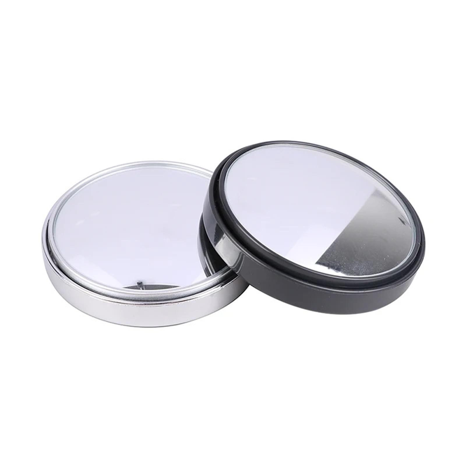 außen Blindspiegel 2PCS 75MM 3R-036 Konvexer Toter-Winkel-Spiegel für Aufkleben mit einstellbarem Weitwinkel für die Fahrzeugsicherheit(Black)