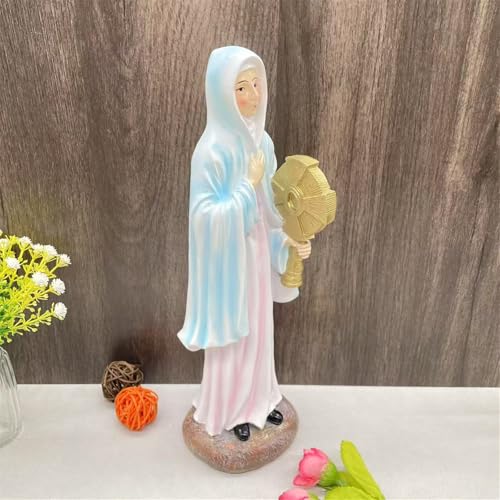 Statue religieuse chrétienne en résine avec croix pour autel - 6