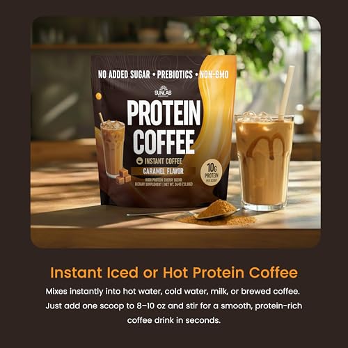 SunLab Caramel Protein Coffee