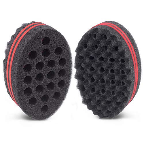 AIR TREE Big Holes Curl Hair Sponge Magic Barber Sponge Brush Twist Hair