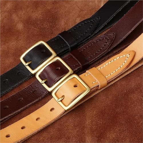Ceinture en cuir véritable faite main, un accessoire authentique - 5