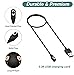 Kissmart Charging Cable for Shokz Headphones - Magnetic Charger for Shokz OpenRun Pro, OpenRun Mini, Afteshokz Aeropex AS800, OpenComm Bone Conduction Headphones (2Pack, 3.3ft/1m)