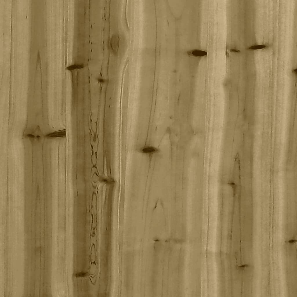 vidaXL Fioriera da Giardino Recinzione 150x50x50cm in Pino Impregnato