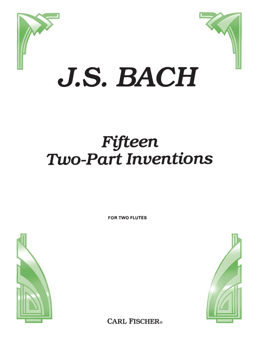 Partitions flûte traversière duo 15 inventions recueil musique de chambre