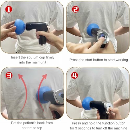 Ventouse de physiothérapie thoracique en silicone, éliminateur d'expectorations - 7