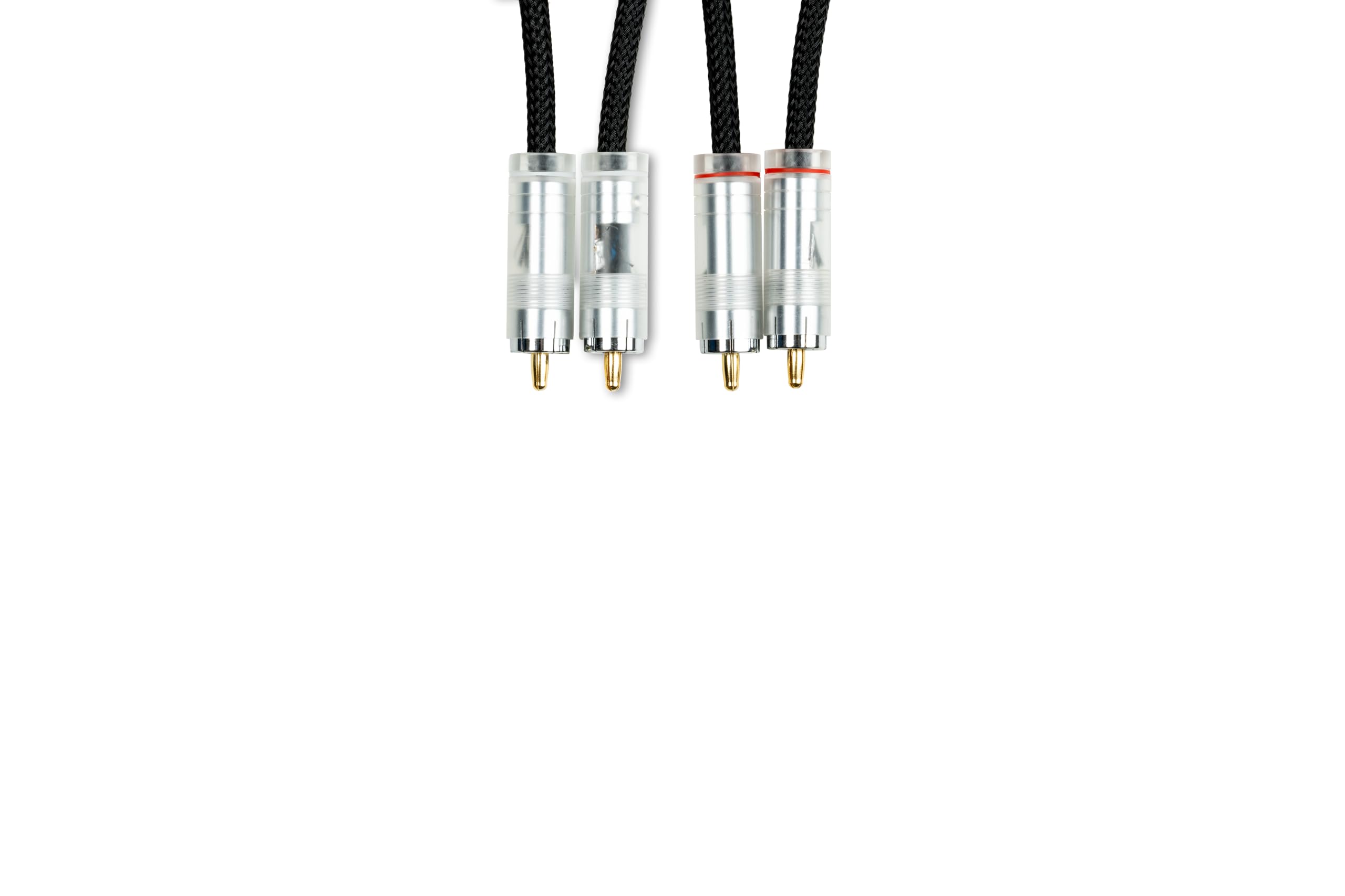 Pro-Ject Connect it Line S RCA, Cavo audio Cinch di alta qualità con conduttore in rame OFC e connettori placcati in oro (0,41 m)