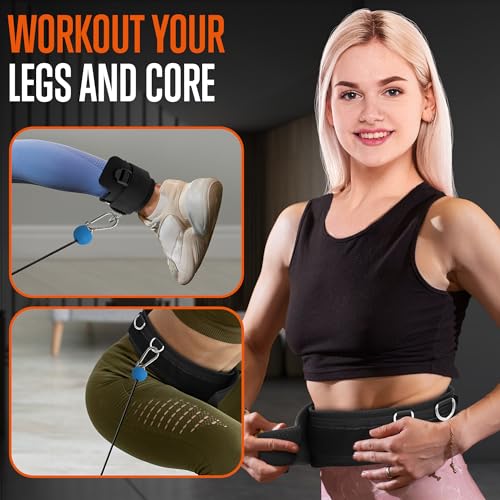 Image of SQUATZ Apollo Board Mini: 150lb Resistance Smart Cable Machine, Functional Trainer for Full Body Workouts, Full Body Strength, Digital Home Gym Equipment with Free App includes Accessories, Blue
