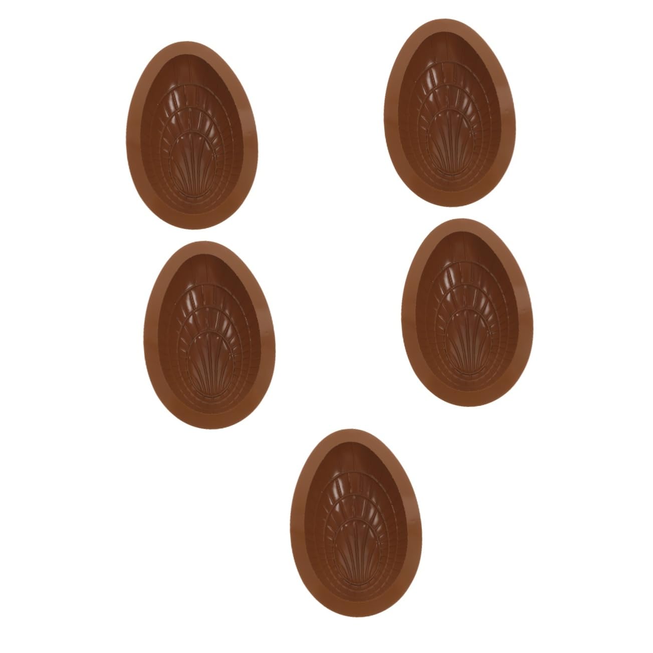 Zerodeko 5stücke Silikonform Für Ostern Ei-form Lebensmittelechtes Silikon Für Schokoladen Und Keksherstellung Kreative -süßigkeiten Leicht Zu Reinigen Für Bastelprojekte