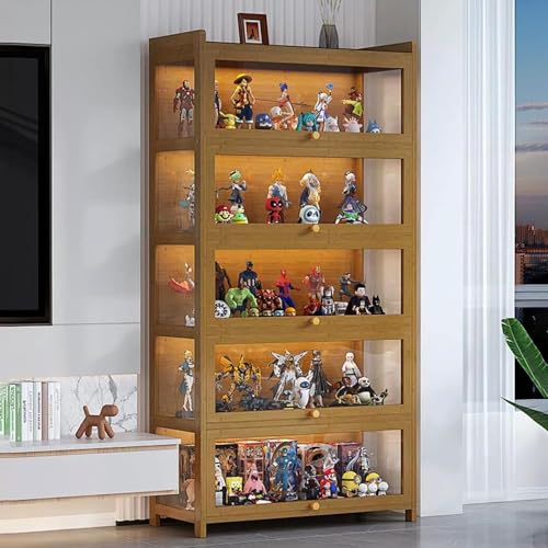 Vitrina de cristal de una sola