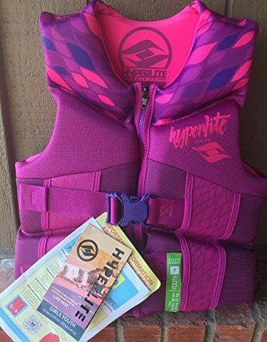 Hyperlite Hyper Lite Youth Vest Girls Purple and Pink 50 to 90 Pounds New with tags