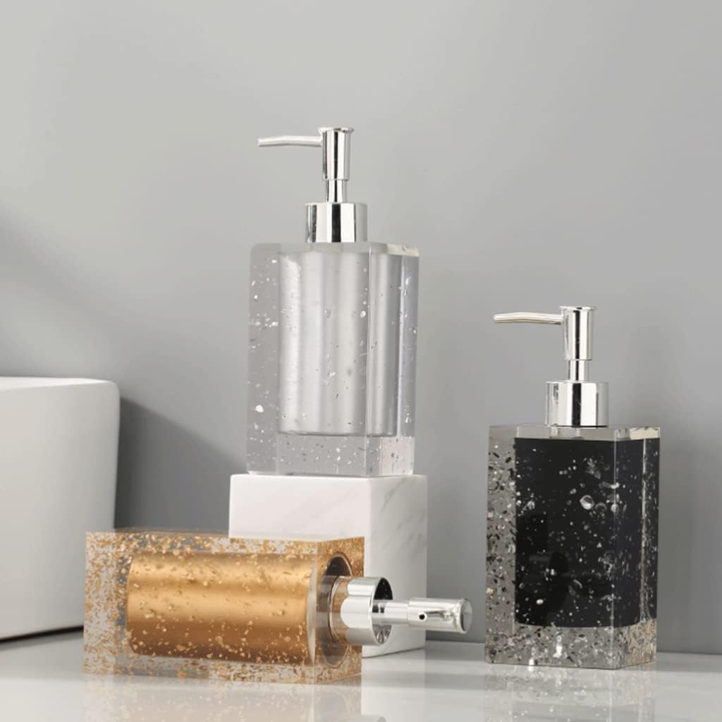 Minimalistic Soap Dispenser Manual Soap Lotion Dispenser Refillable Soap Pump Dispenser10.1oz for Countertop Toilets Home