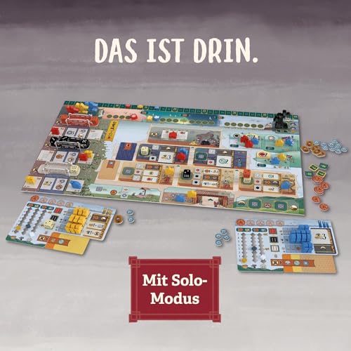 KOSMOS 683948 Die weiße Burg, Am Hof des Daiymo, Strategiespiel mit besonderem Würfel-Mechanismus, Gesellschaftsspiel für 1-4 Personen ab 12 Jahre, Kennerspiel