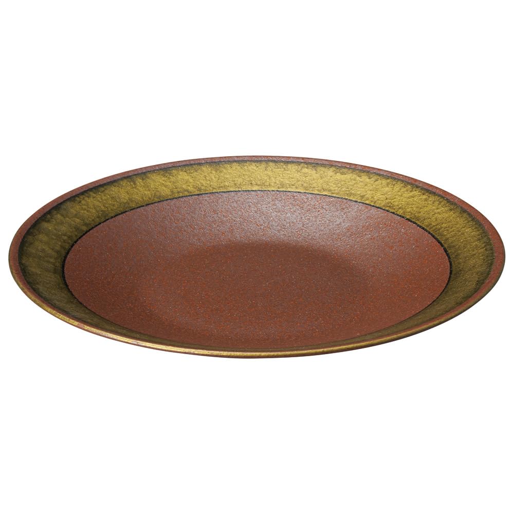 Amazon｜備前黒金溶彩9寸深皿[27.3×4cm] | 和食器｜小皿