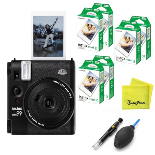 Image of Fujifilm Instax Mini 99 Instant Film Camera (Black w / 60 Film Sheets)
