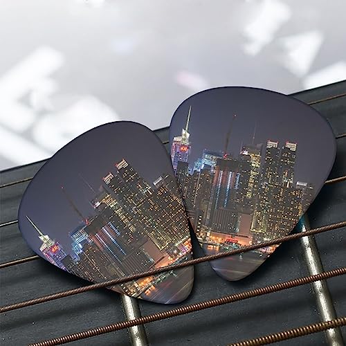Beautiful City Sky Line Lot de 2 médiators de guitare 12 médiators tendance et durables dans une boîte pour ukulélé guitare électrique basse - Les Beatles, Paul McCartney, John Lennon, RIngo Starr, George Harrison Beautiful City Sky Line Lot de 2 médiators de guitare 12 médiators tendance et durables dans une boîte pour ukulélé guitare électrique basse – Image 8