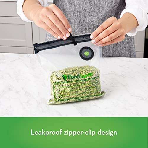 FoodSaver Reusable Gallon Vacuum Zipper Bags, For Use