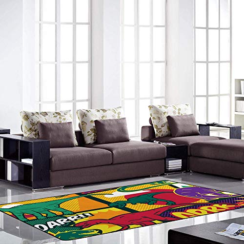 Tapis de style comique Ruchen pour protéger le sol de la chambre avec style et douceur - 4