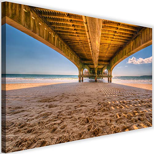 Toile XXL Paysage Plage pour Déco Salon Moderne | Feeby 100x70