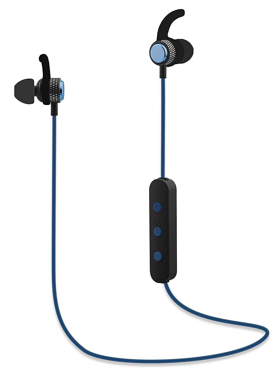 Wayona WY21 Wireless Bluetooth - 4.2 Stereo Sports Earphones for Gym,Running,Workout with Built-in Mic (Behind neck, Blue)