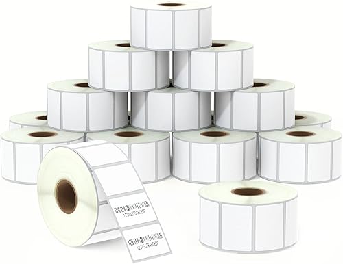 BETCKEY - Etiquetas multiusos y de dirección de 1.5" x 1" (38 mm x 25 mm) compatibles con impresoras de etiquetas Zebra y Rollo, adhesivo premium y