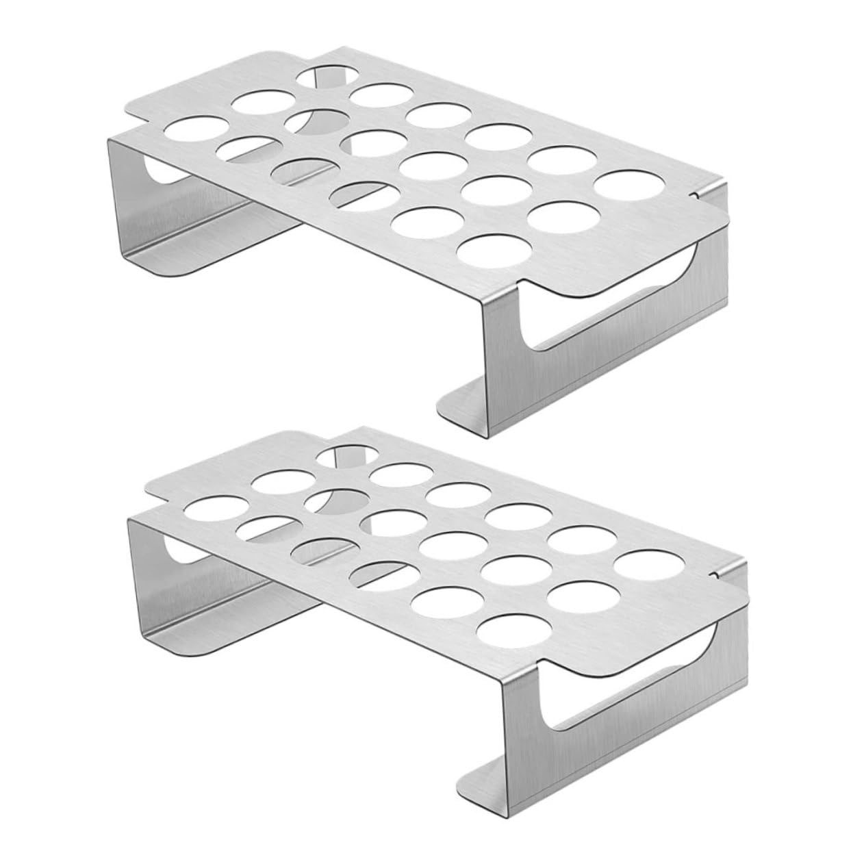 Toyvian 2pièces Barbecue Acier Inoxydable Support pour Piments Jalapeños Accessoires pour Barbecue Et Fumoir