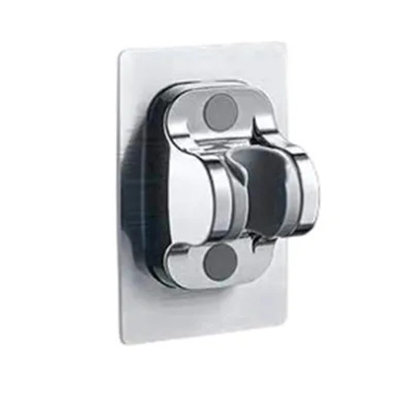 Mqfbnnp Silver Holder Shower Head Shower Head 1 Set Detachable 3 Modes Setting Handheld High Pressure Rain Water Saving Home Hotel Sprayer Bathroom(Silver Holder)