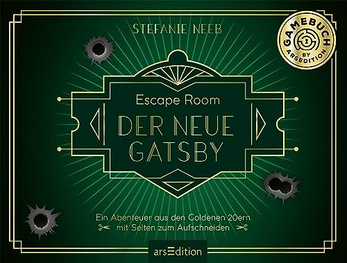 Stadtkrimis Exit Escape Stadtführung Escape Room: Der neue Gatsby: Ein Abenteuer aus den Goldenen 20ern mit Seiten zum Aufschneiden | Spannende Lektüre und knifflige Rätsel für Erwachsene