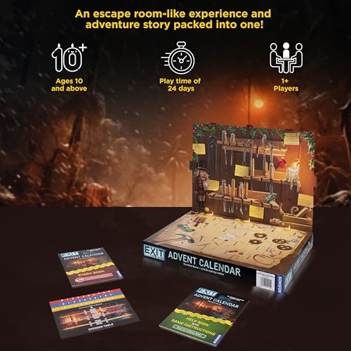 Thames & Kosmos EXIT: Advent Calendar, The Silent Storm, Escape Room Card Game - Image 3